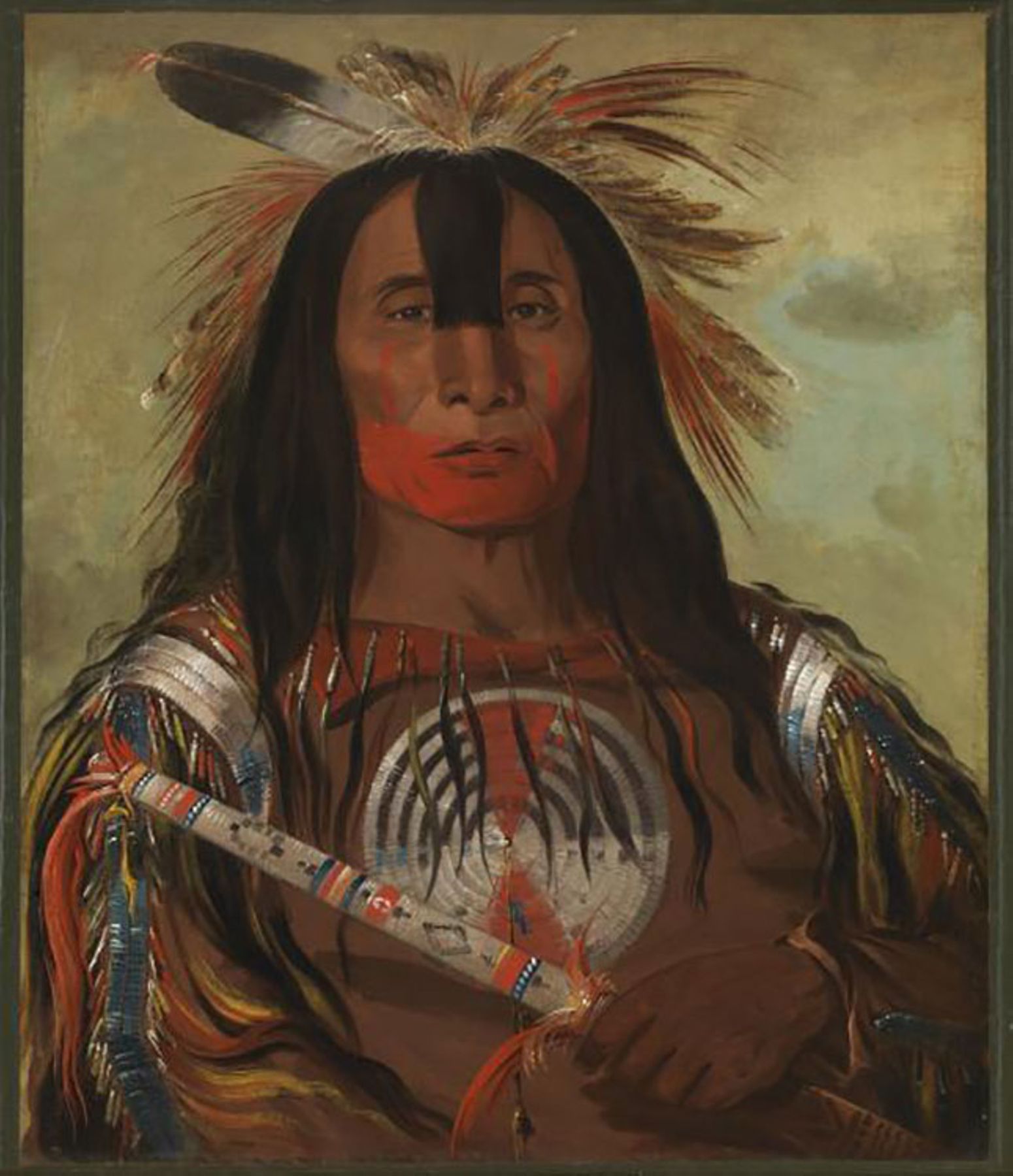 Stu-mick-o-súcks, Buffalo Bull’s Back Fat, Head Chief, Blood Tribe (1832) by George Catlin (Smithsonian American Art Museum) Stu-mick-o-súcks, Buffalo Bull’s Back Fat, Head Chief, Blood Tribe (1832) by George Catlin (Smithsonian American Art Museum)