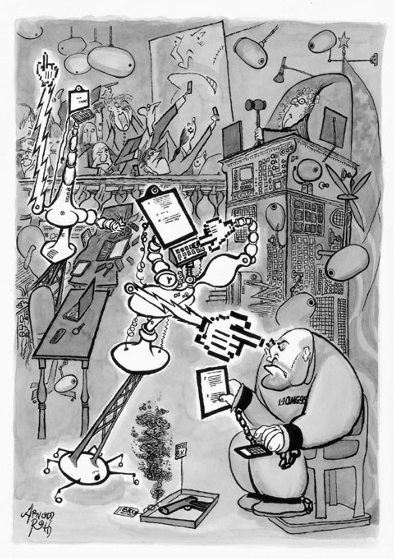 Illustration by Arnold Roth