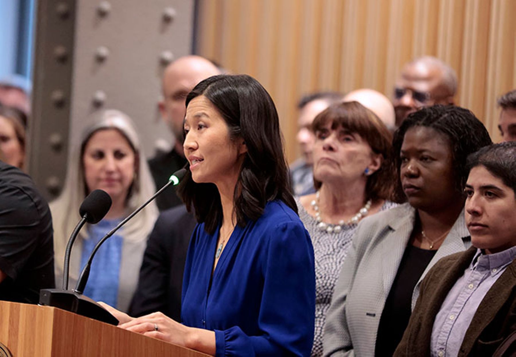 Boston Mayor Michelle Wu.