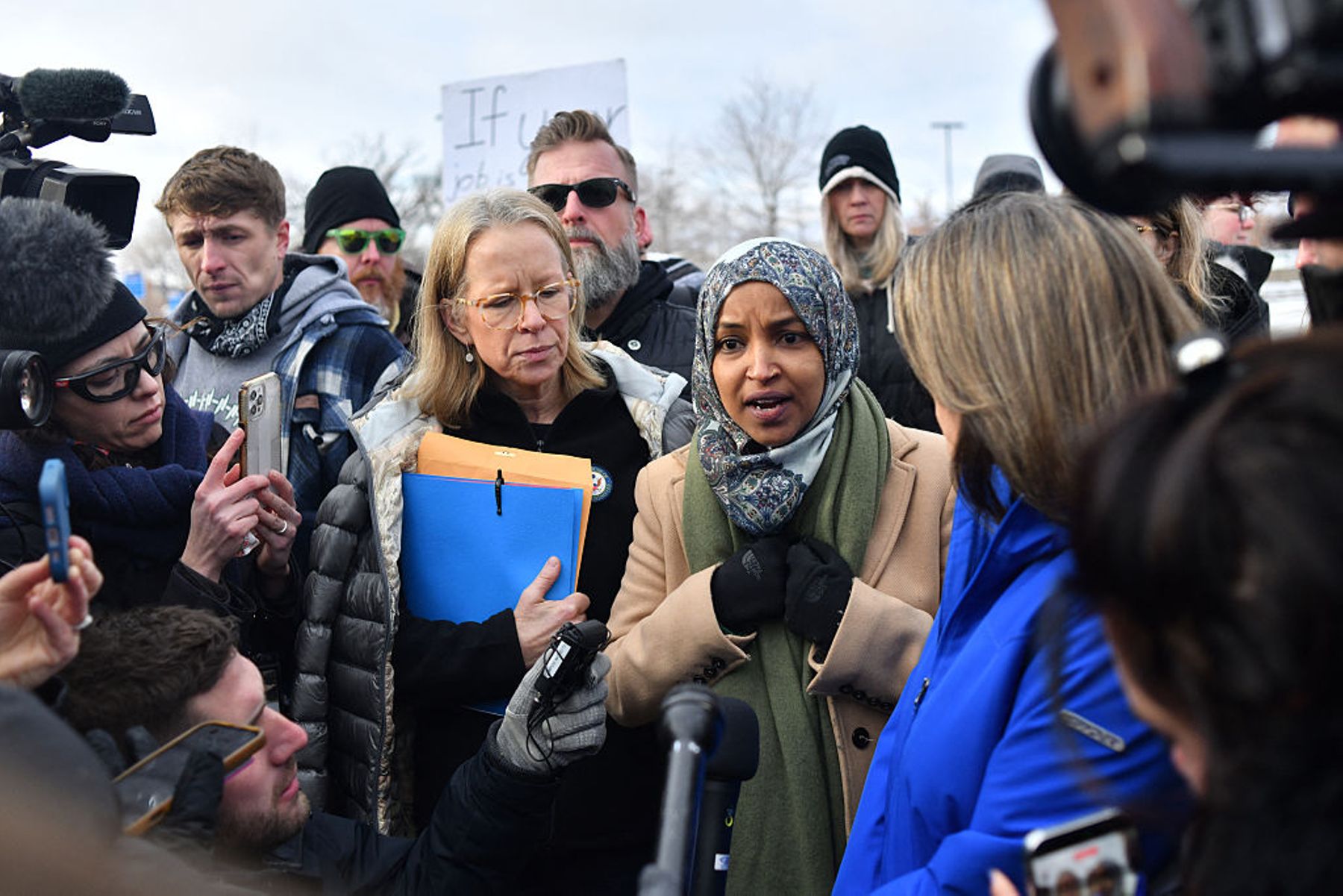 epresentative Kelly Morrison, Representative Ilhan Omar, and Representative Angie Craig.