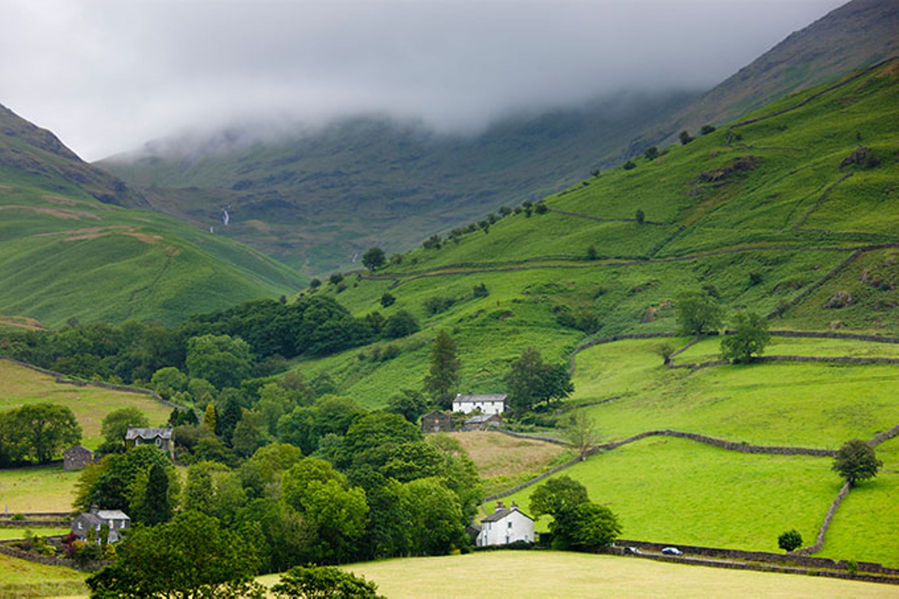 Hill Farm near Grasmere in the Lake District UK.