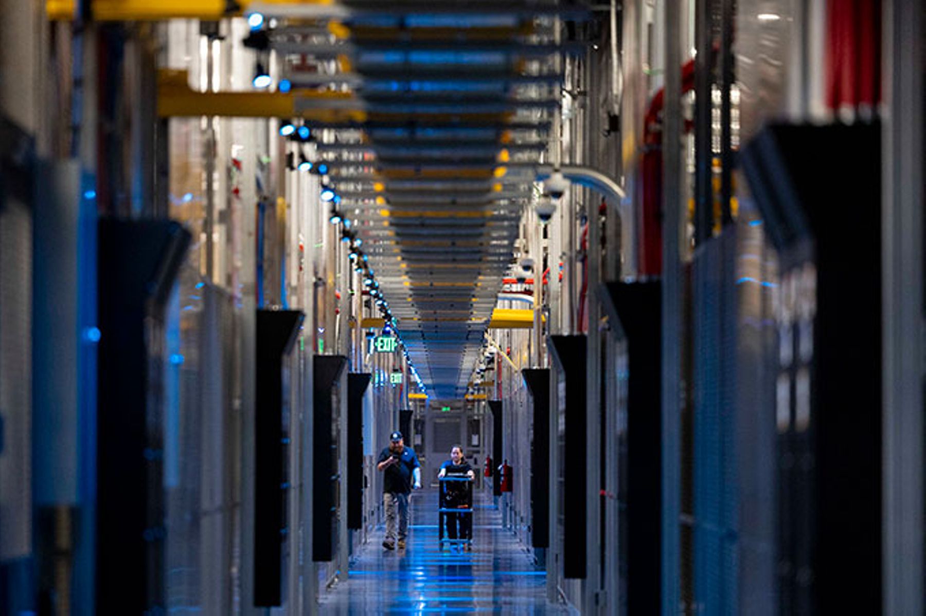 Equinix Data Center in Ashburn, Virginia, on May 9, 2024.