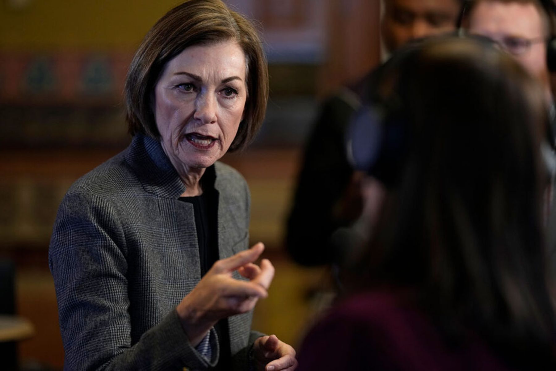 Iowa governor Kim Reynolds.