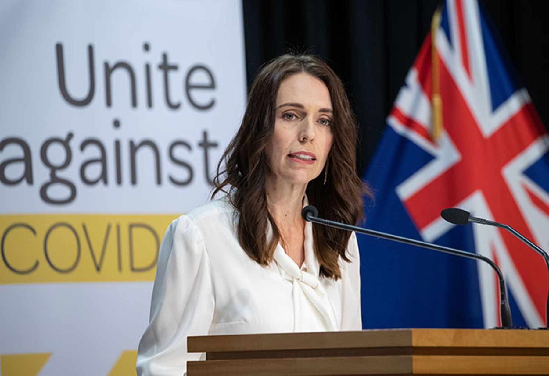 Former Prime Minister Jacinda Ardern of New Zealand in 2020.