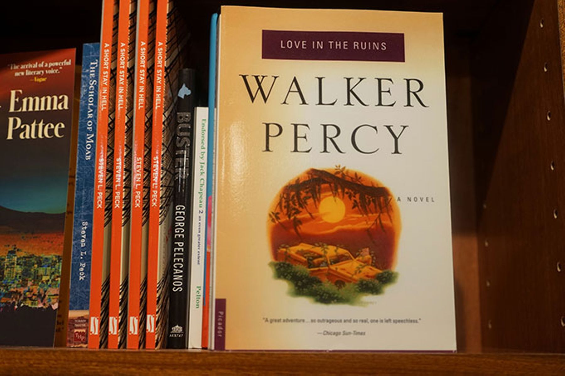 Love in the Ruins by Walker Percy is seen on the shelves at McNally Jackson Books in Brooklyn, N.Y.,