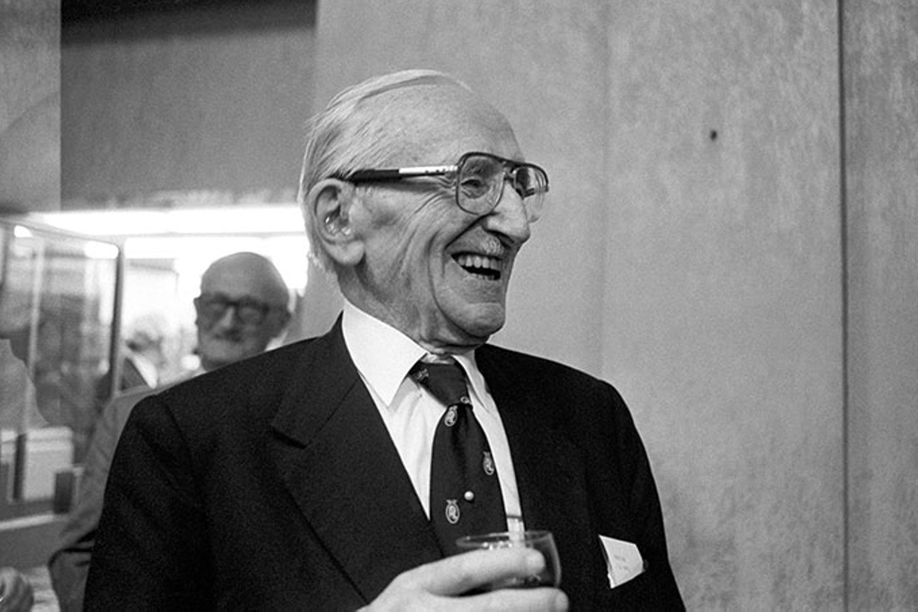 Nobel prize winning economist Professor Friedrich Hayek, 84.