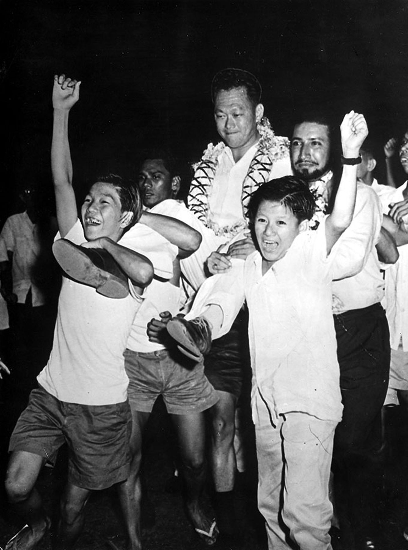 Singapore Prime Minister Lee Kuan Yew.