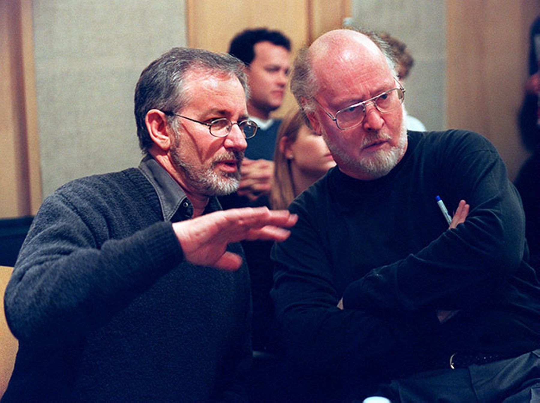 Steven Spielberg and John Williams in 1998.