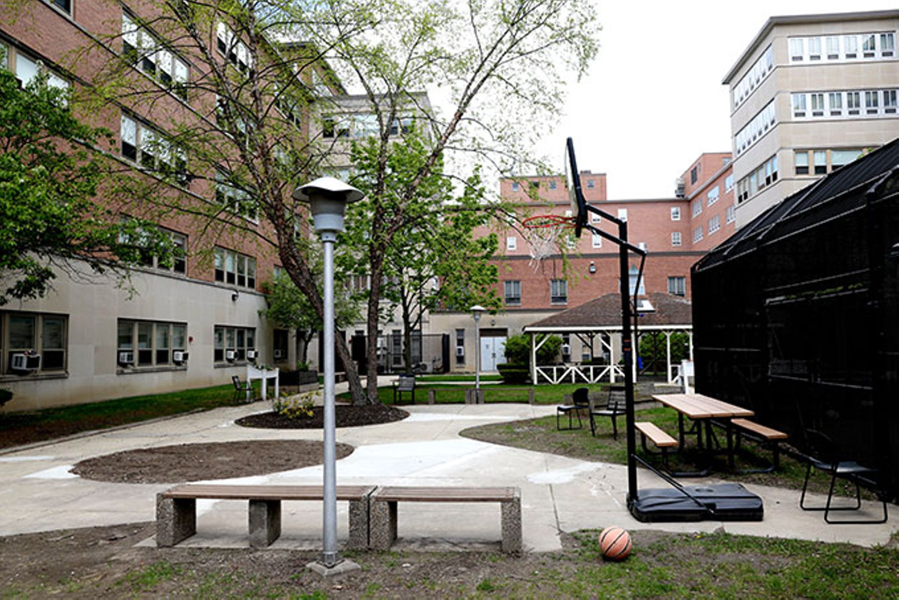 Exterior of Tewksbury Hospital on May 12, 2026.