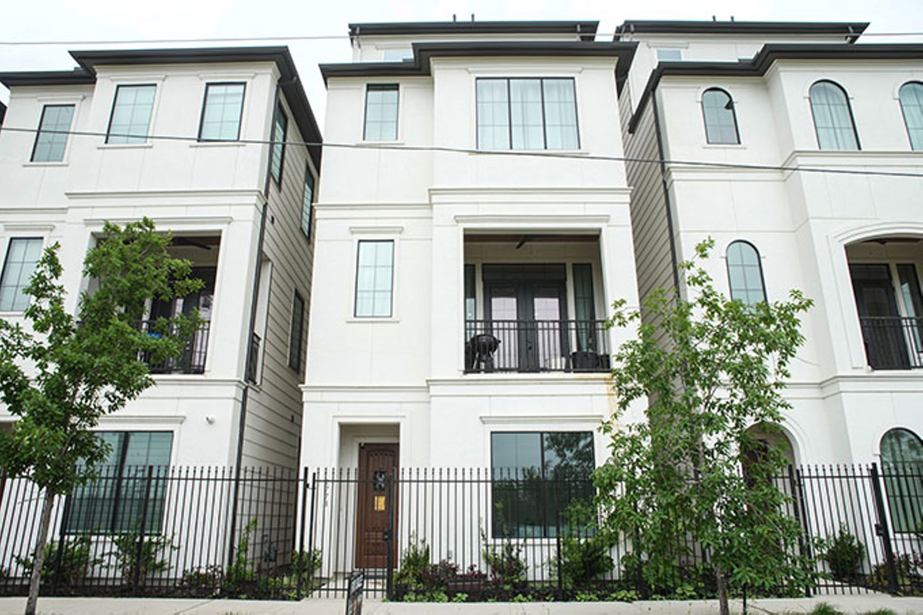 Townhouses in Houston.