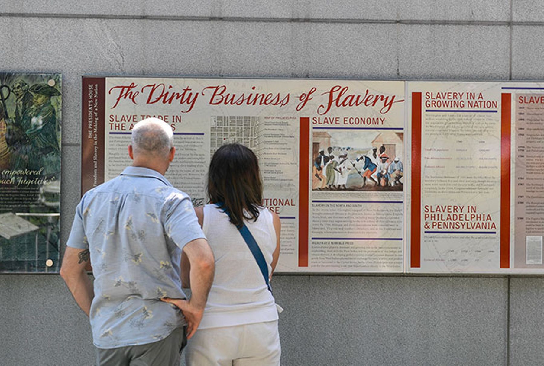 National Park Exhibits Highlighting Founders Connections To Slavery.