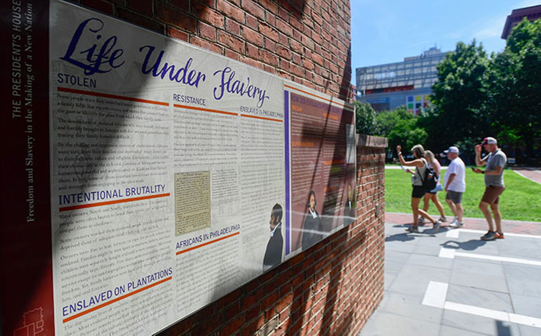 National Park Exhibits Highlighting Founders Connections To Slavery.