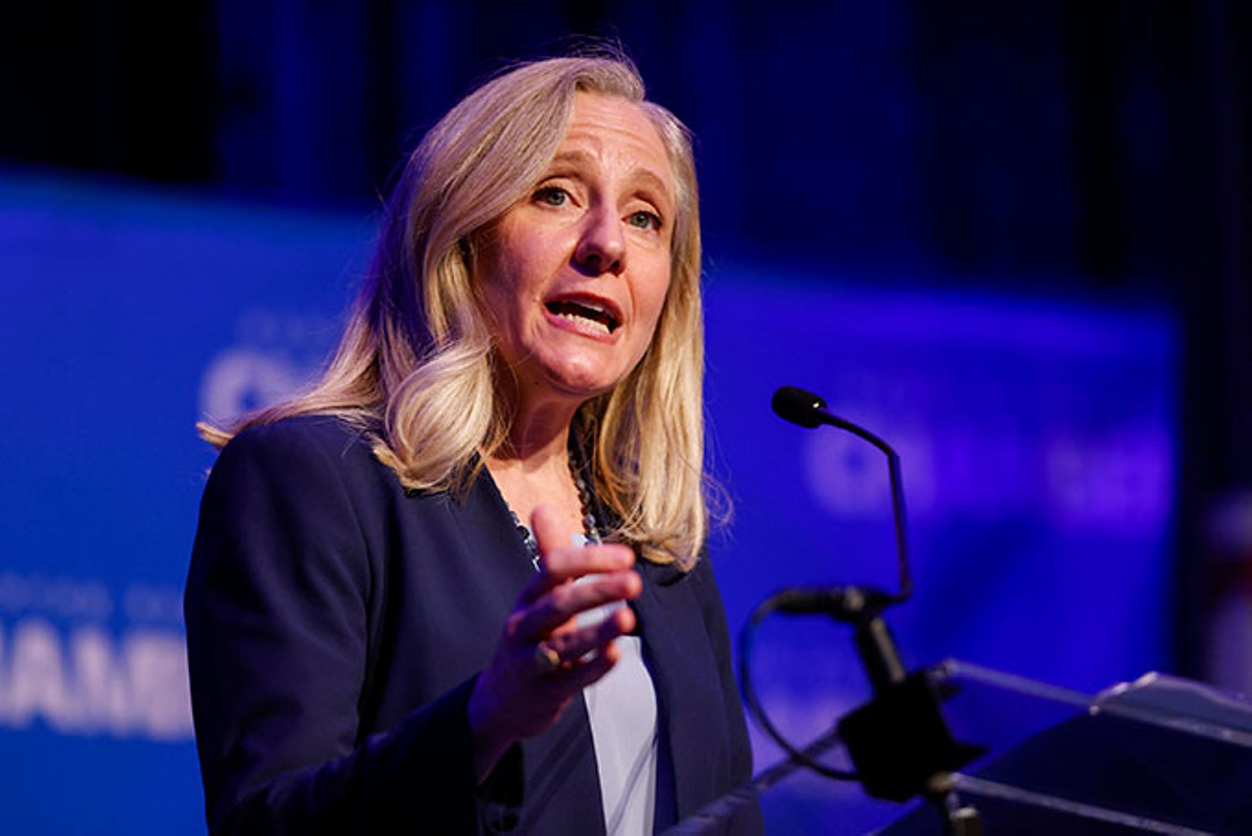 Virginia Governor Abigail Spanberger.