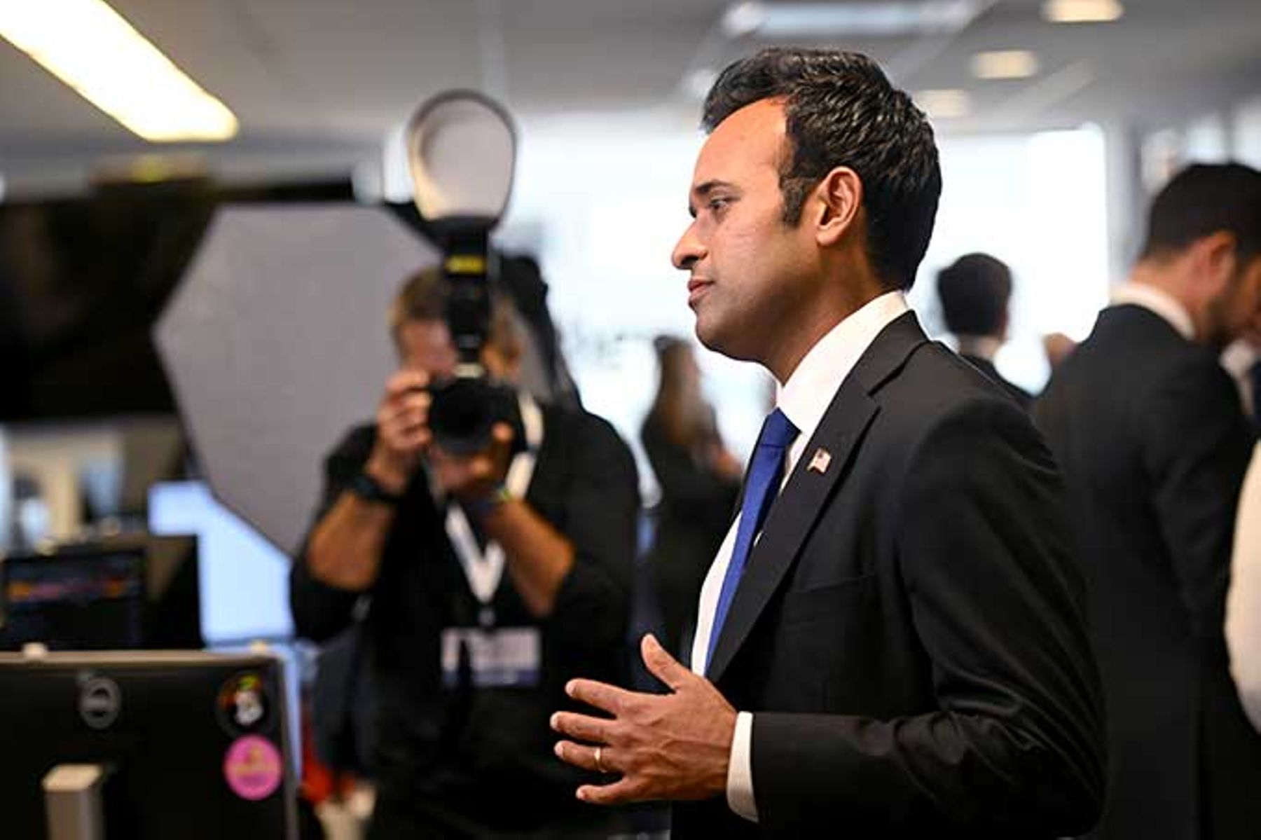 Vivek Ramaswamy attends Charity Day 2025.